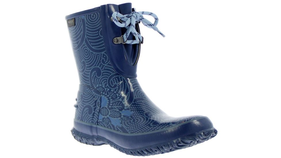 Bogs Womens Urban Farmer 2 Eye Batik Boot,Blue,Size 6 71710-400-6