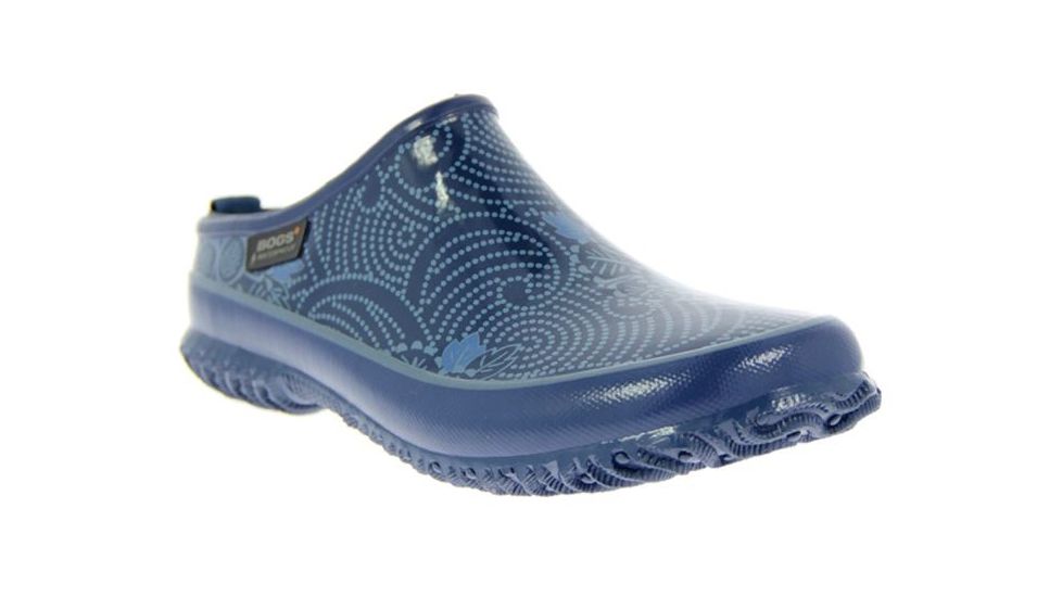 Bogs Womens Urban Farmer Slide Batik Boot,Blue,Size 6 71707-400-6