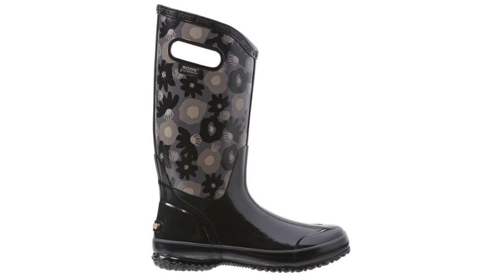 Bogs Womens Watercolor Rain Boot,Black Multi,Size 12 71783-009-12