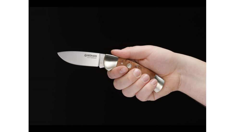 Boker 3000 Thuya Ii Folding Knife, 3.3in, 440C, Uncoated, Brown, 112000TH