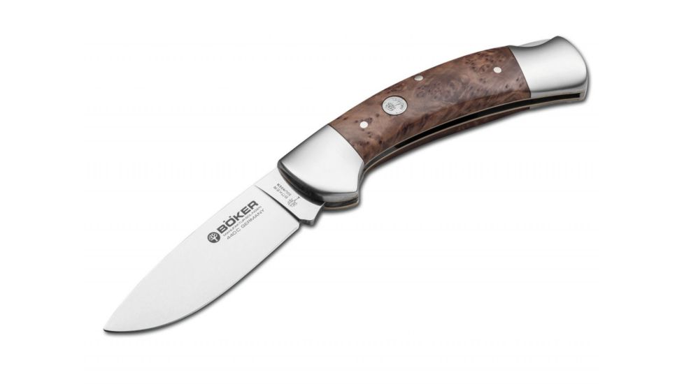 Boker 3000 Thuya Ii Folding Knife, 3.3in, 440C, Uncoated, Brown, 112000TH