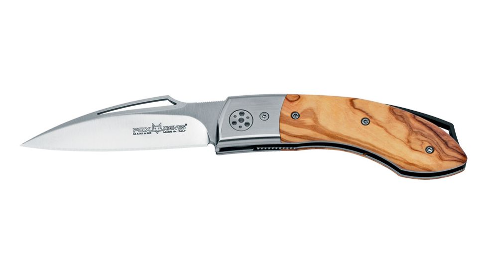 Boker 440Ol Fox Dream Catcher Folding Knife, 3.14in, N690Co, Stainless Steel, 440OL