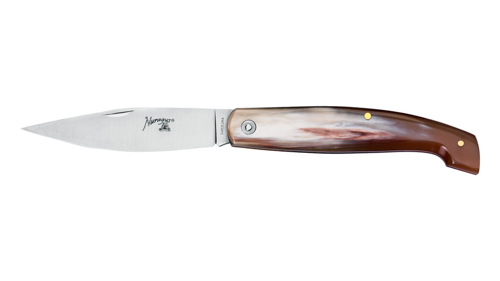 Boker 564/27 Nuragus Pattada M/Co Fixed Blade Knife, 4.52in, 420C, Stainless Steel, 564/27