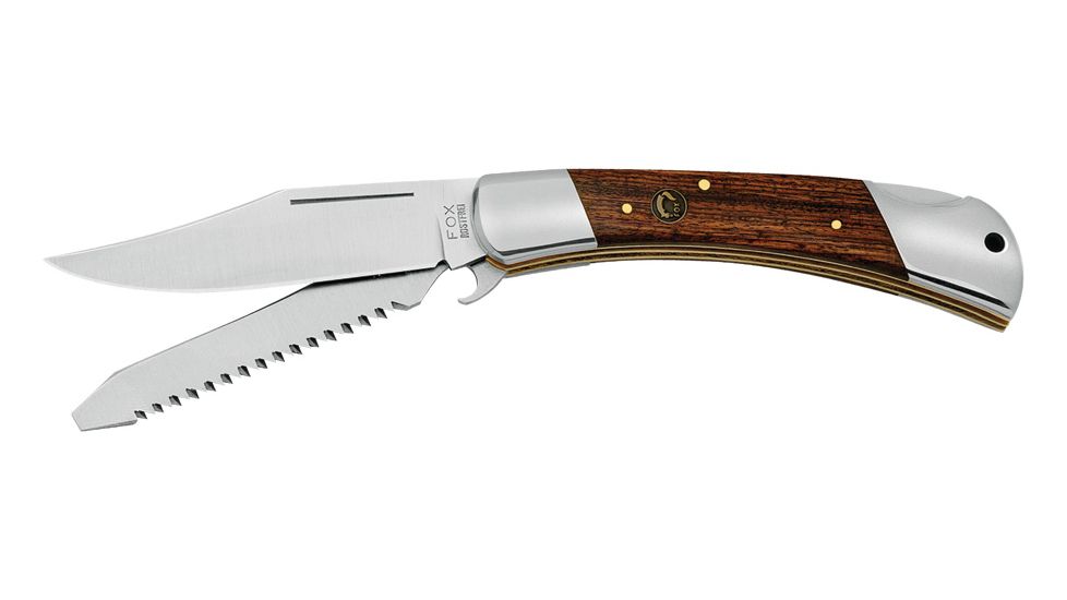 Boker 589 Fox Win Fixed Blade Knife, 3.7in, 12C27, Rosewood, Brown, 589