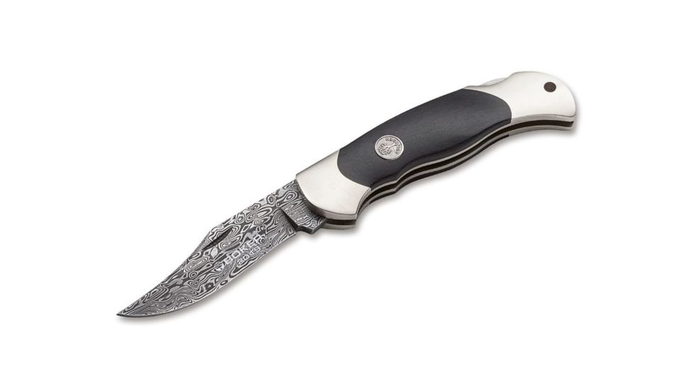 Boker Annual Damascus 2019 Folding Knife, 2.8in, Damascus, Brown, 1132019DAM