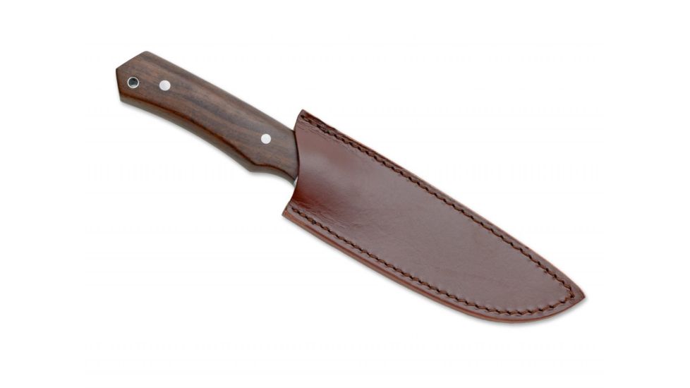 Boker Bf-010Wd Blackfox Fixed Blade Knife, 4.3in, 440A, Sandalwood, Brown, BF-010WD