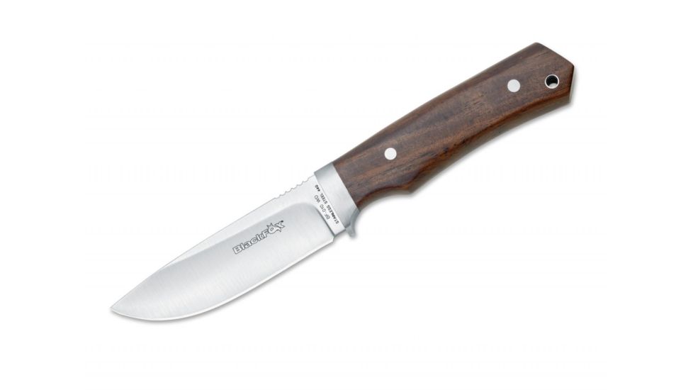 Boker Bf-010Wd Blackfox Fixed Blade Knife, 4.3in, 440A, Sandalwood, Brown, BF-010WD