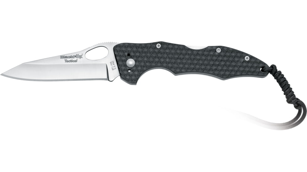 Boker Bf-105 Blackfox Folding Knife, 3.34in, 440B, G10, Black, BF-105