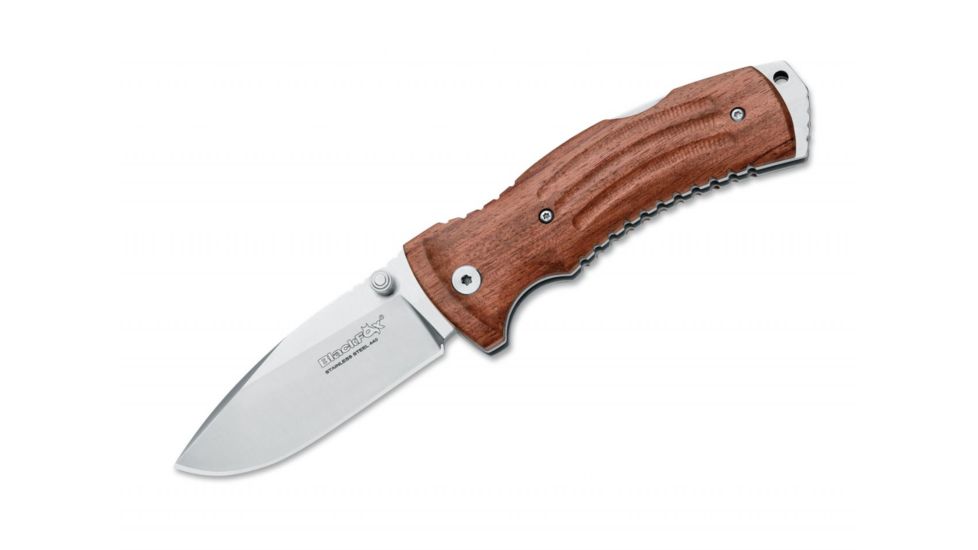 Boker Bf-703 Blackfox Fixed Blade Knife, 3.1in, 440C, Pakka Wood, Brown, BF-703