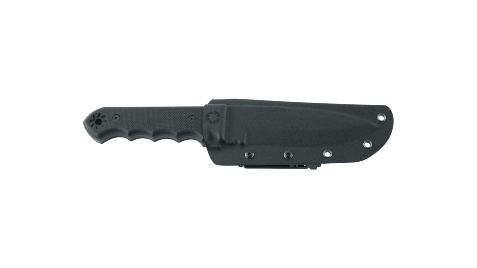 Boker Bf-718 Black Fox All Points Fixed Blade Knife, 5.9in, 440C, G10, Black, BF-718