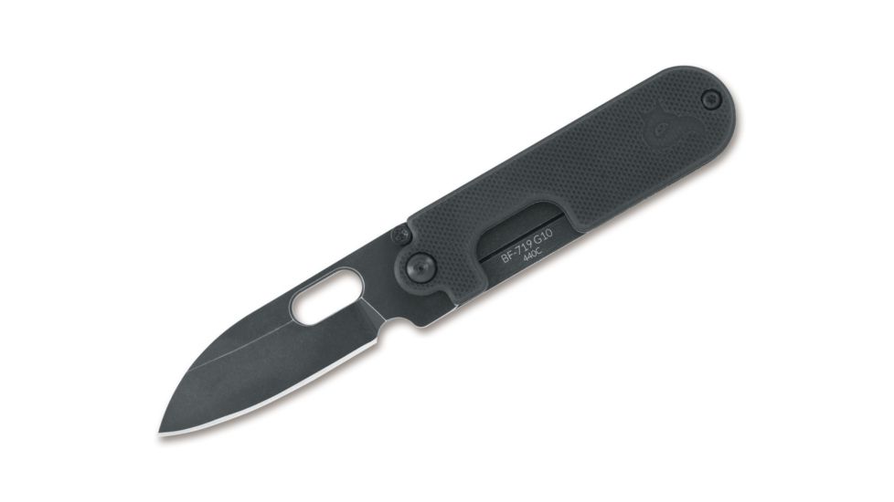 Boker Bf-719G10 Bean Gen2 Full Folding Knife, 2in, G10, 440C, Grey, BF-719G10