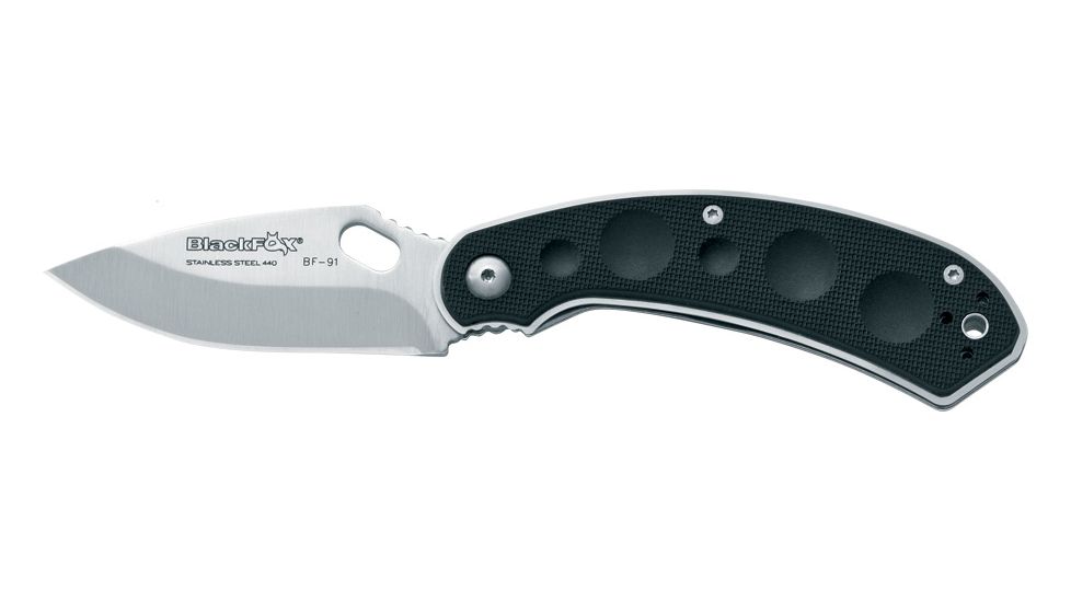 Boker Bf-91 Blackfox Pocket Collection Folding Knife, 2.8in, G10, 440C, Black, BF-91