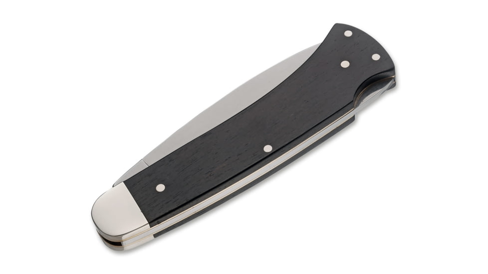 Boker Fellow Ebony Wood Folding Knife, 3.3in,C75, Brown, 111050