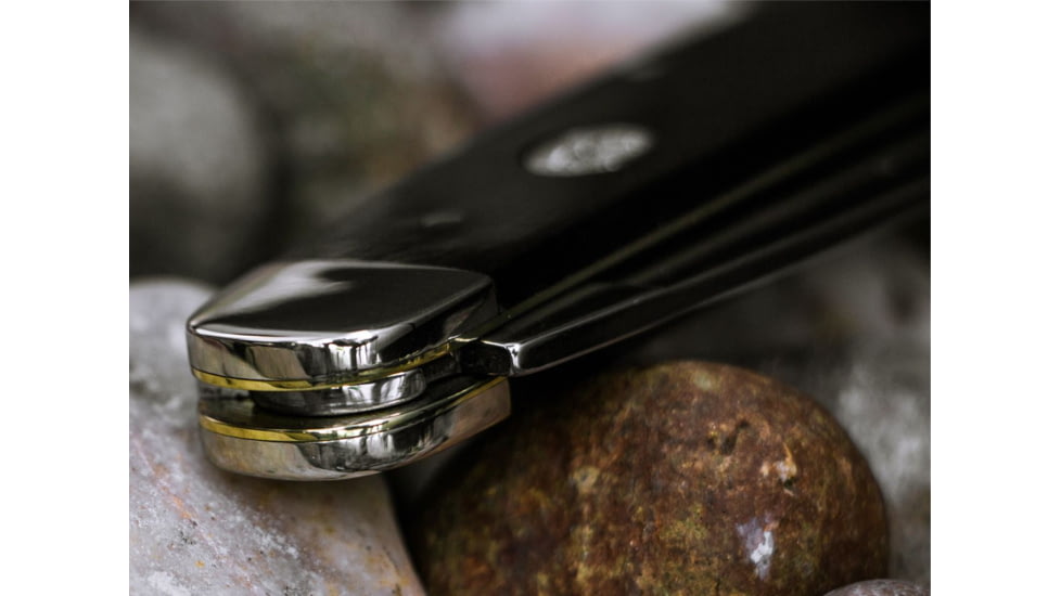 Boker Fellow Ebony Wood Folding Knife, 3.3in,C75, Brown, 111050