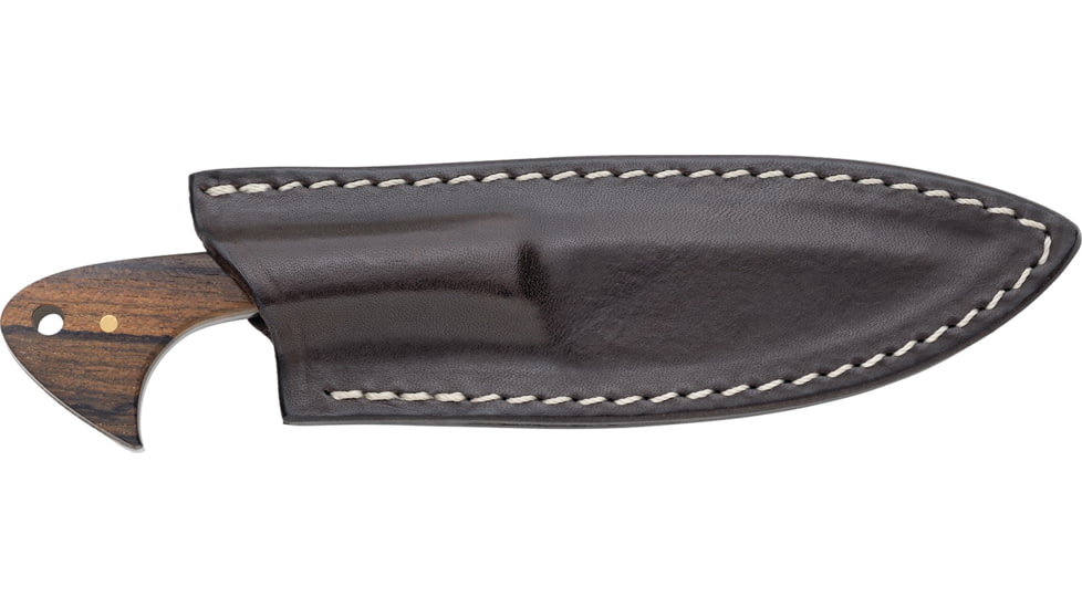 Boker Fox Hossom Jimmy Fixed Blade Knife, 2.75in, N690Co, Brown Leather, FX-603