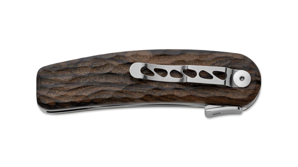 Boker Fox Rhino Folding Knife, 3.5in, N690, Ziricote Wood, Brown, FX-R10