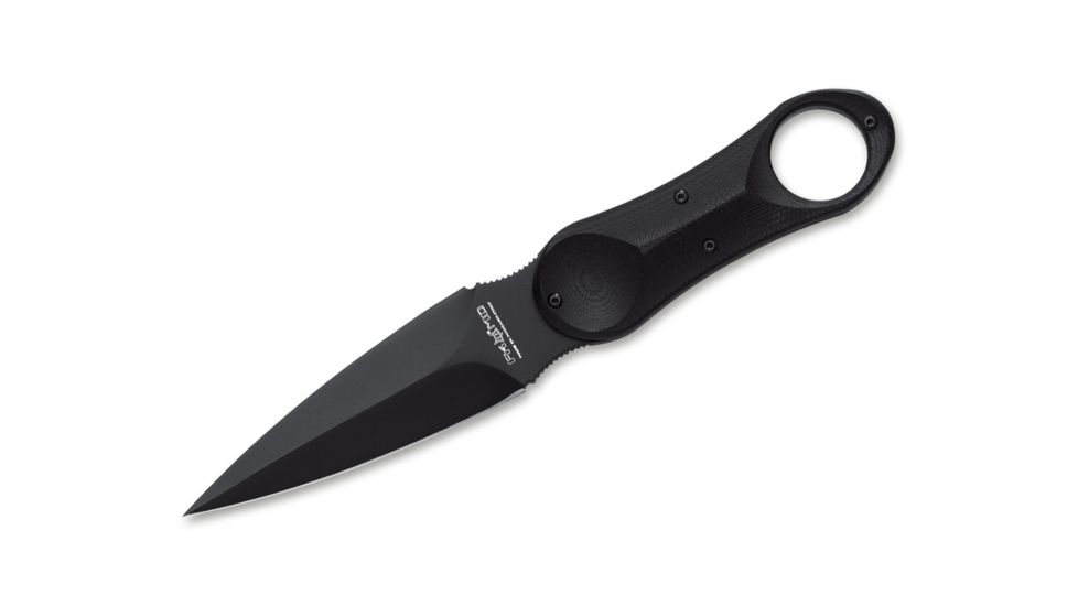 Boker Fox Utk Undercover Tac Fixed Blade Knife, 4.1in, N690, G10, Black, FX-635T