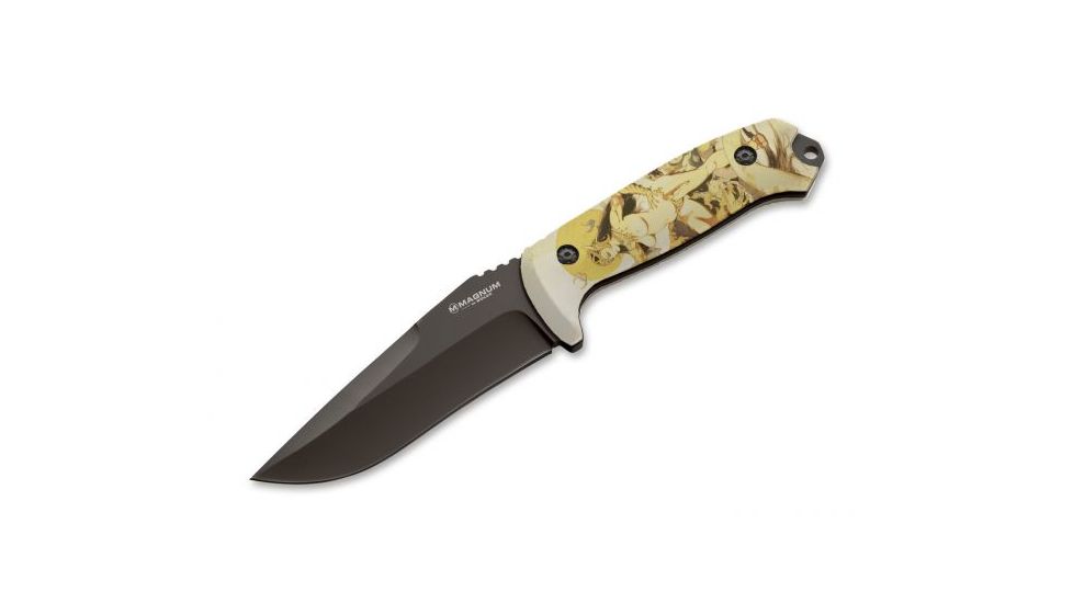 Boker Frazetta Ghoul Queen Fixed Blade Knife, 4.7in, 440A, Kydex, Multicolored, 02YA149