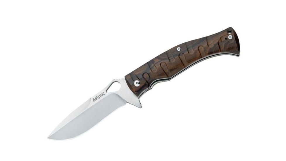 Boker Fx-0110W Citadel Deimos Fixed Blade Knife, 4.5in, N690, Ziricote Wood, Brown, FX-0110W