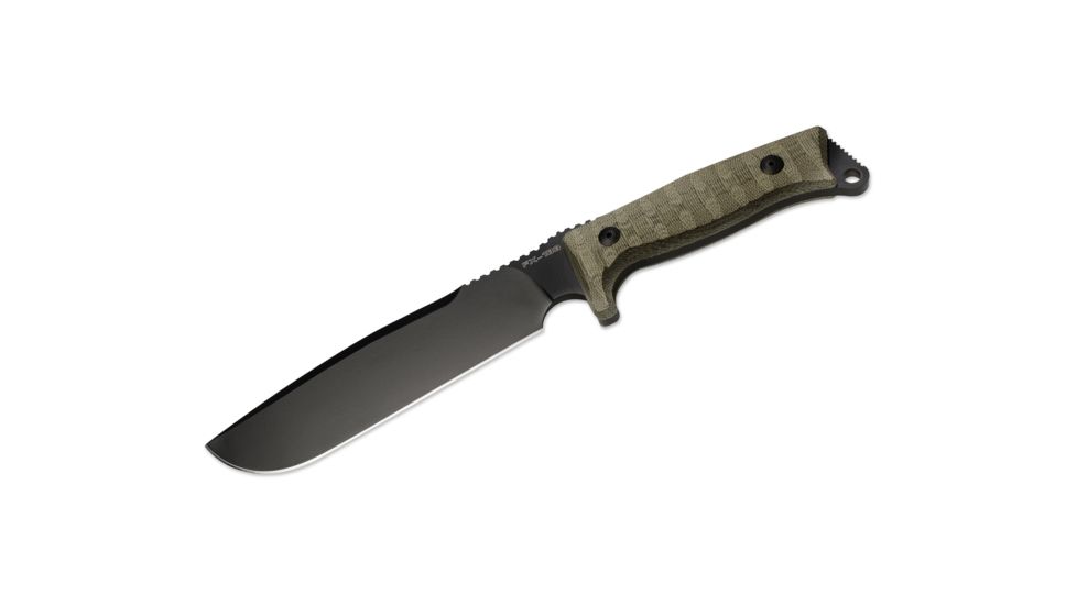 Boker Fx-133Mgt Fox Combat Jungle Fixed Blade Knife, 7.5in, N690, Micarta, Nylon, Green, FX-133MGT