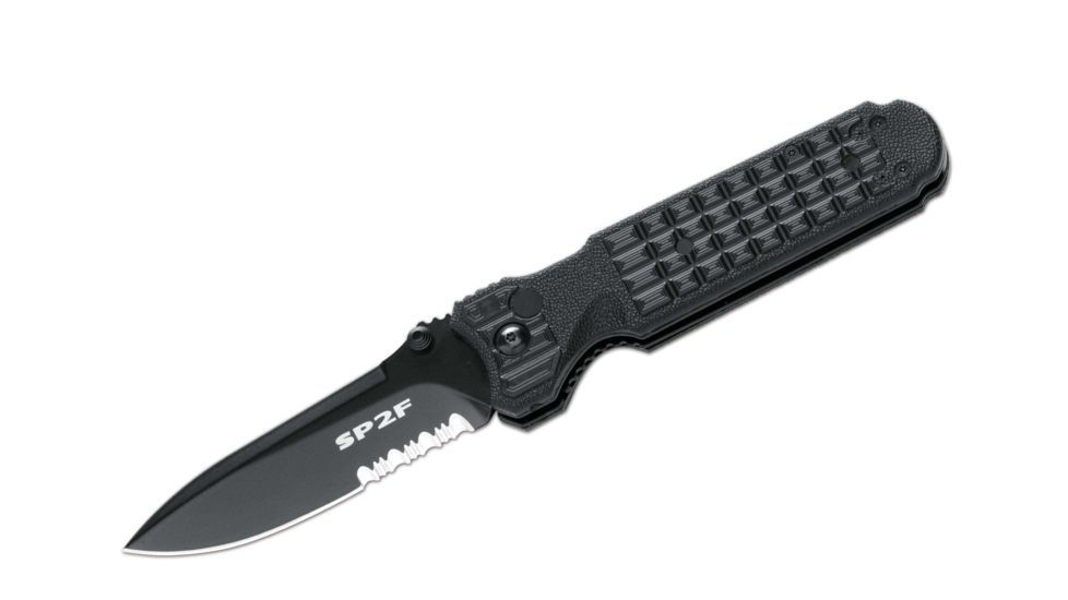 Boker Fx-446Bs Fkmd Predator Ii - 2F Fixed Blade Knife, 3.7in, Forprene, N690, Black, FX-446BS
