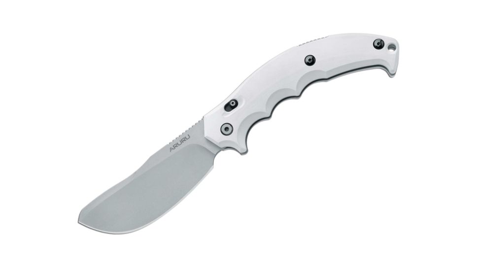 Boker Fx-506W FKMD Aruru White Fixed Blade Knife, 4.3in, N690, HPL, White, FX-506W