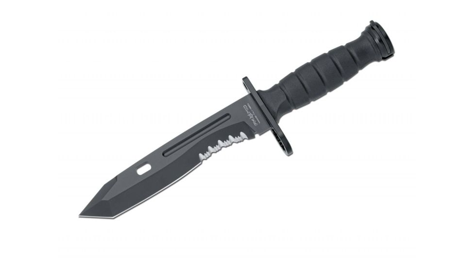 Boker Fx-Nr05Tt-49 Nero Extreme Resp Fixed Blade Knife, 7.3in, N690, Forprene, Nylon, Black 02FX003