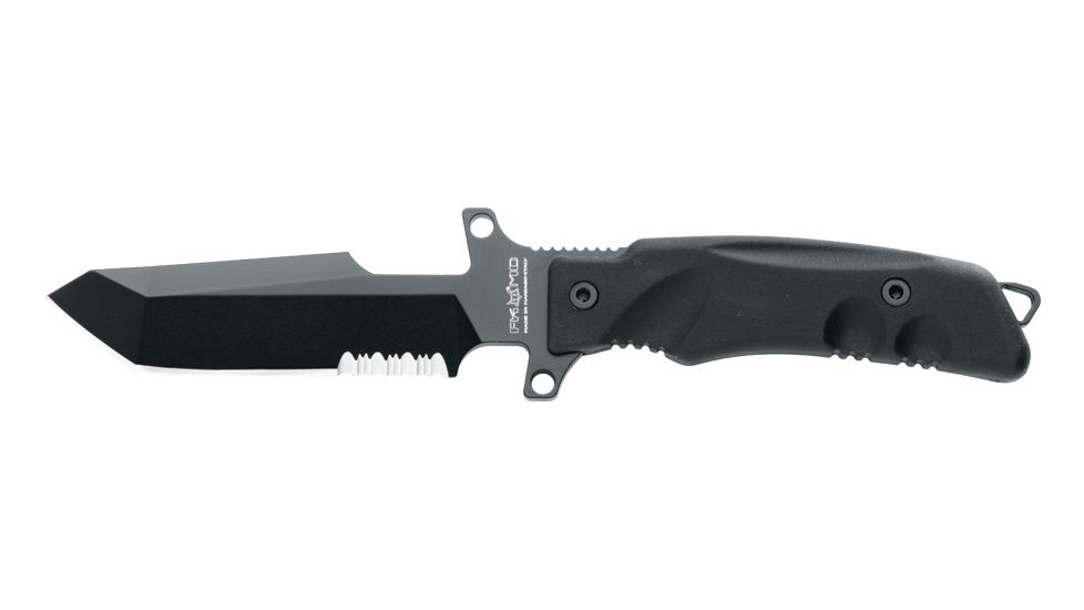 Boker FX-P1B Predator I Fixed Blade Knife, 5.5in, N690Co, Forprene, Black, FX-P1B