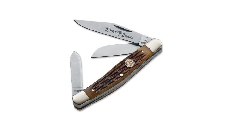 Boker Med Stockmann Jigged Clam Folding Knife 110727C