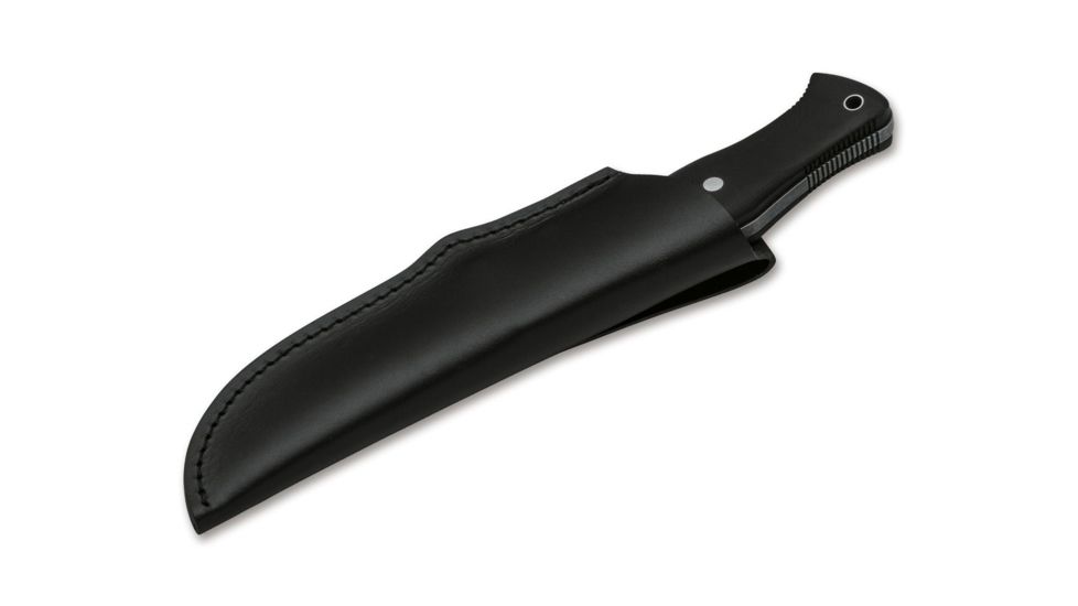 Boker Plus Farkas Bushcraft Fixed Blade Knife, 3.8in, D2, Micarta, Black, 02BO065