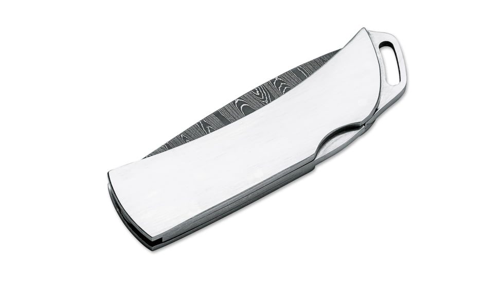 Boker Pocket Key Damascus, Silver, 111017DAM