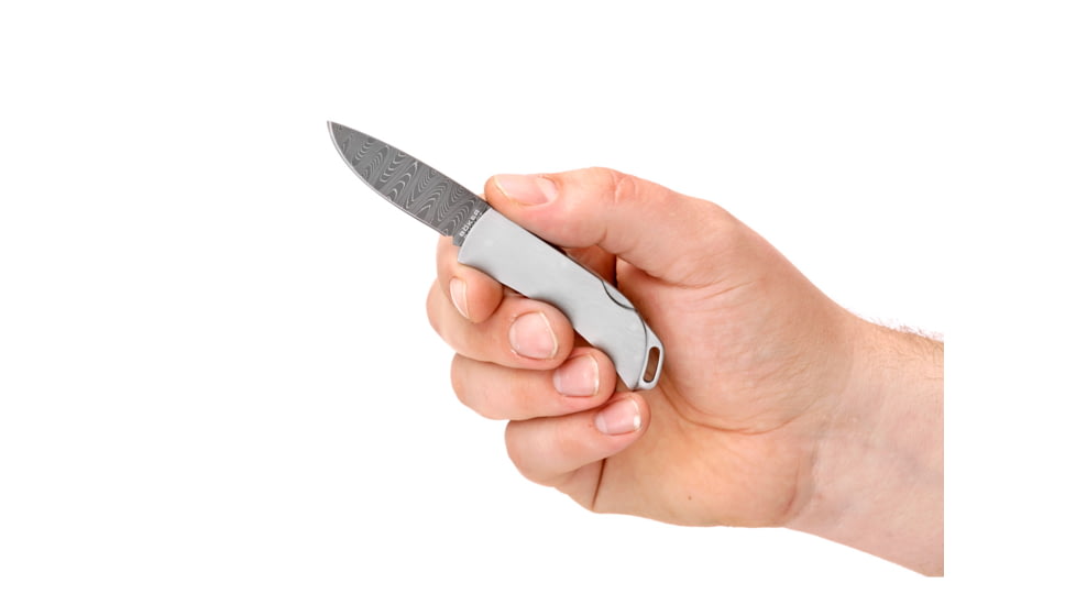 Boker Pocket Key Damascus, Silver, 111017DAM