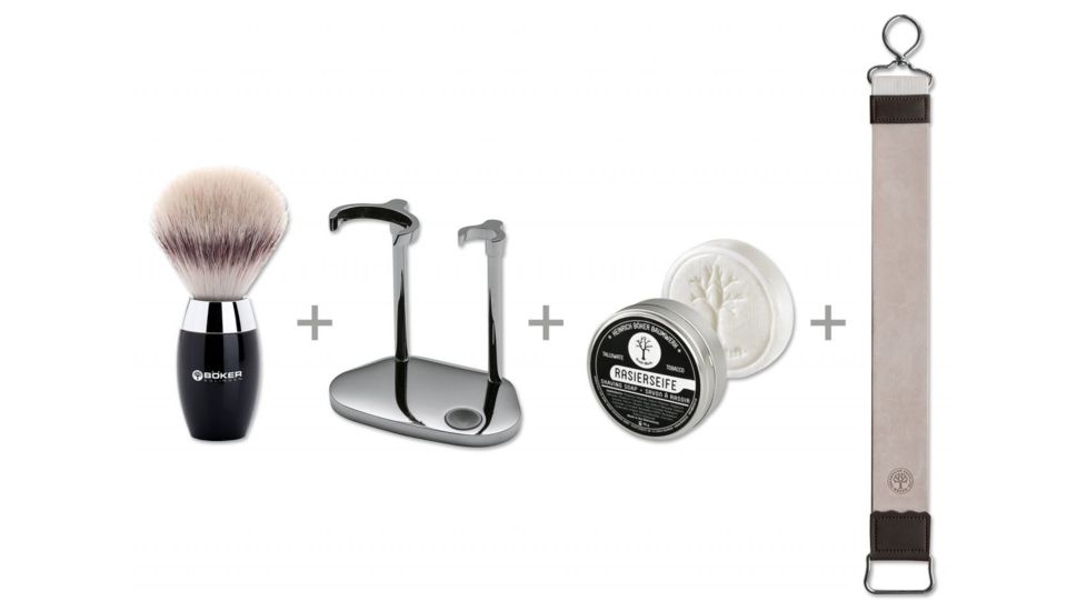 Boker Shave Care Set, Black 090015
