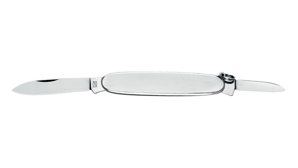 Boker Temperini Guillosche Folding Knife, 2.55 in, 420C, Stainless Steel, 221/2