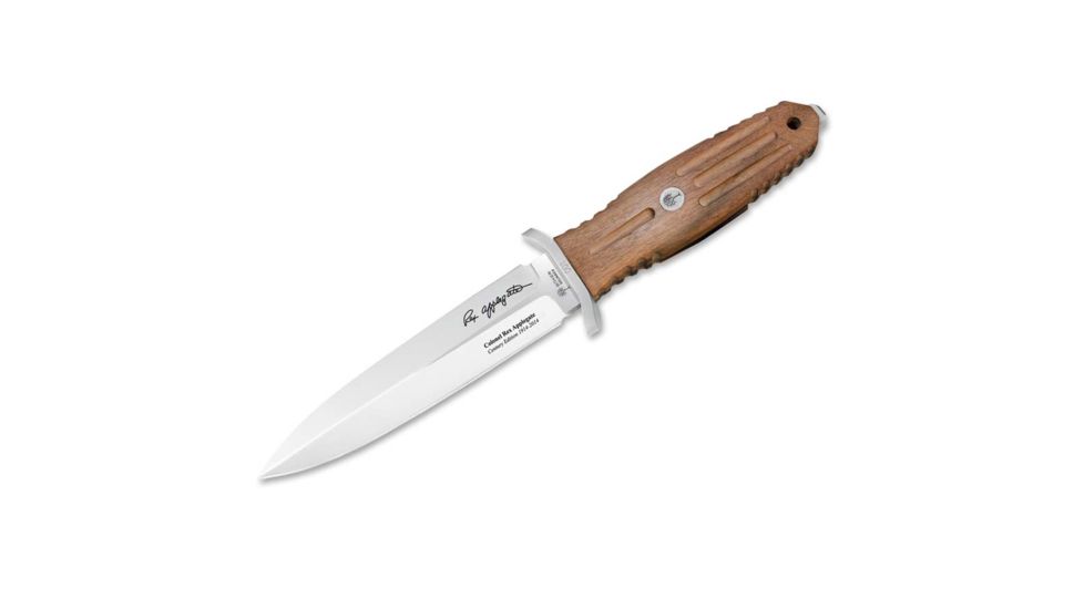 Boker USA Applegate 5.5 Commemorative Fixed Blade Knife,5.5in Steel Blade,Rosewood Handle 120604