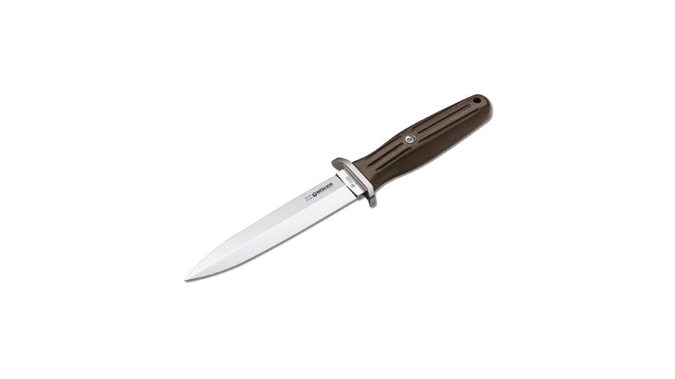 Boker USA Applegate Anniversary Fixed Blade Knife,5.88in Stainless Steel Blade,Grenadill Wood Handle 120544W