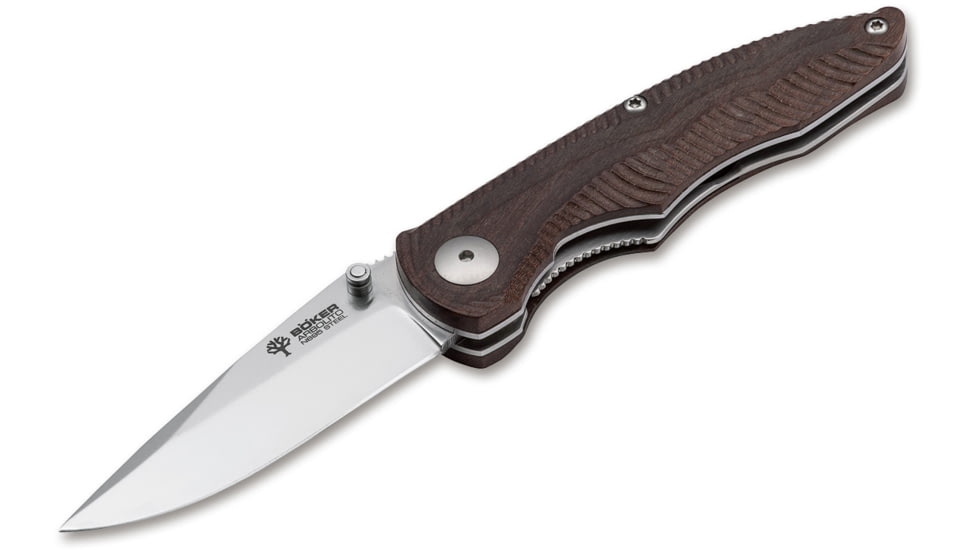 Boker USA Arbolito Gemini Guayacan Knife, Brown, Small, 01BA001G