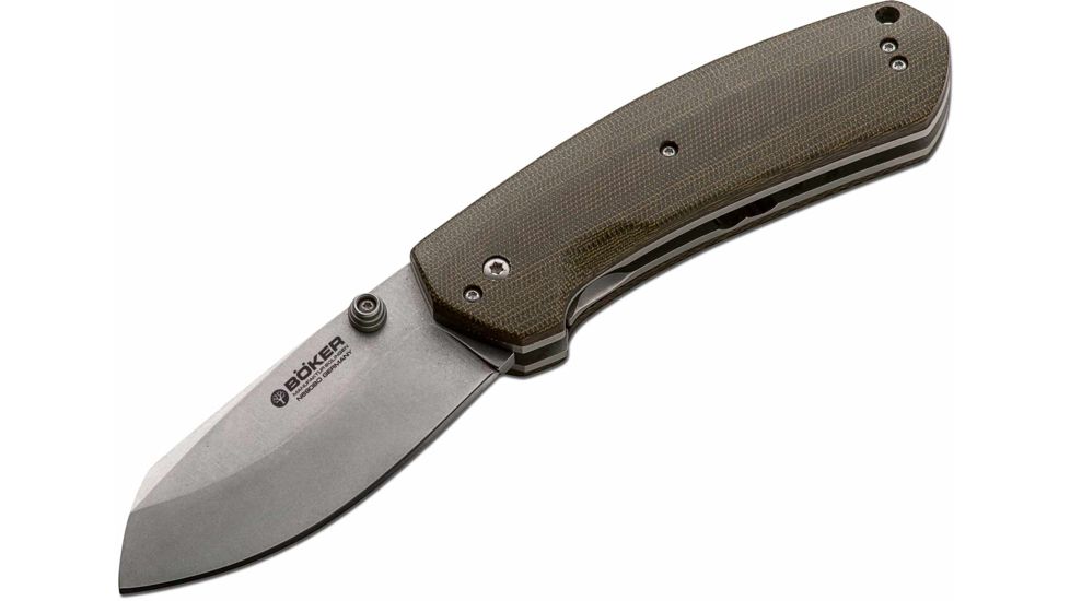 Boker USA Arctos XL Folding Knife,3.5in N690Bo Steel Blade,Canvas Micarta Handle 111636