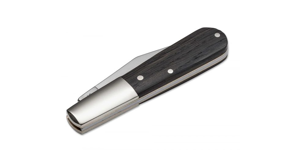 Boker USA Boker Barlow Classic Folding Pocket Knife,2.6in 440C Steel Blade,Bog Oak Wood Brown Handle 100600