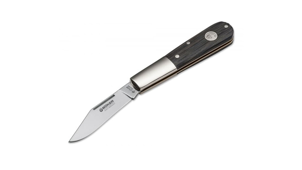 Boker USA Boker Barlow Classic Folding Pocket Knife,2.6in 440C Steel Blade,Bog Oak Wood Brown Handle 100600