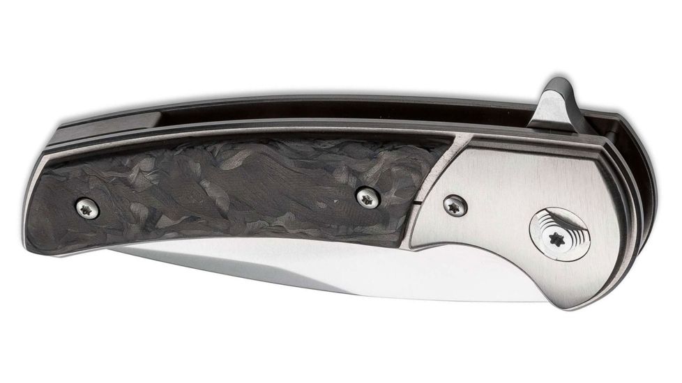 Boker USA Boker Model 13 CG Folding Pocket Knife,3.1in CPM-154 Steel Blade,Carbon Fibre Black Handle, 111654