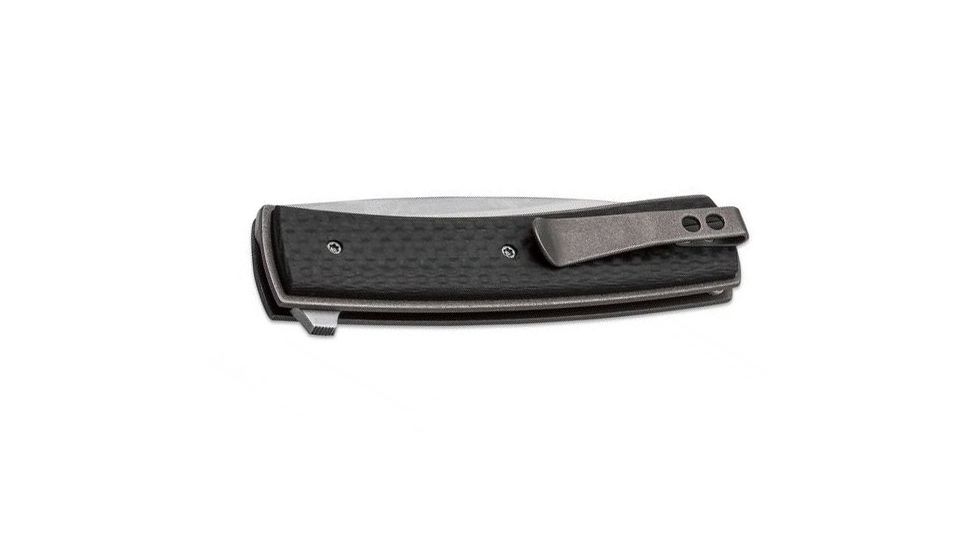 Boker USA Boker Plus FR CF Folding Pocket Knife,2.8in VG-10 Steel Blade,Carbon Fibre Black Handle, 01BO743