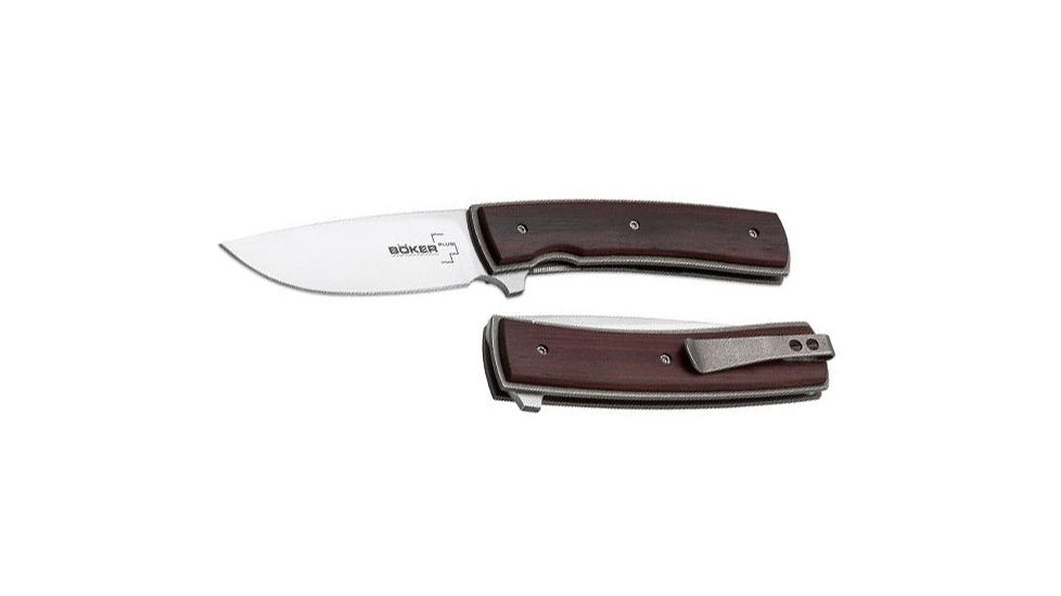 Boker USA Boker Plus FR Cocobolo Folding Pocket Knife,2.8in VG-10 Steel Blade,Cocobolo Wood Brown Handle, 01BO744