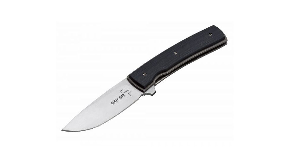 Boker USA Boker Plus FR G-10 Folding Pocket Knife,2.8in VG-10 Steel Blade,G-10 Black Handle 01BO742