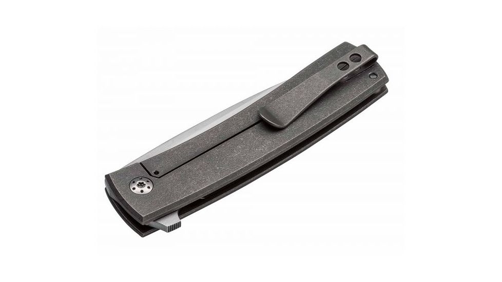 Boker USA Boker Plus FR Titan Folding Pocket Knife,2.8in VG-10 Steel Blade,Titanium Grey Handle 01BO740