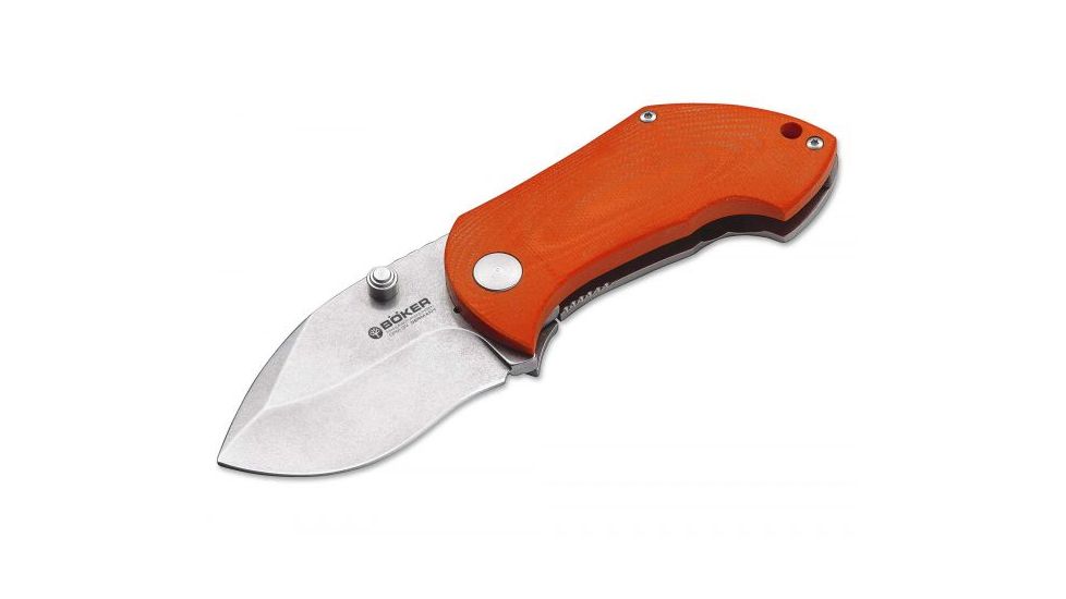 Boker USA Boker Special Run Pimpsqueak 3V Folding Pocket Knife,2.6in CPM-3V Steel Blade,G-10 Orange Handle 110523