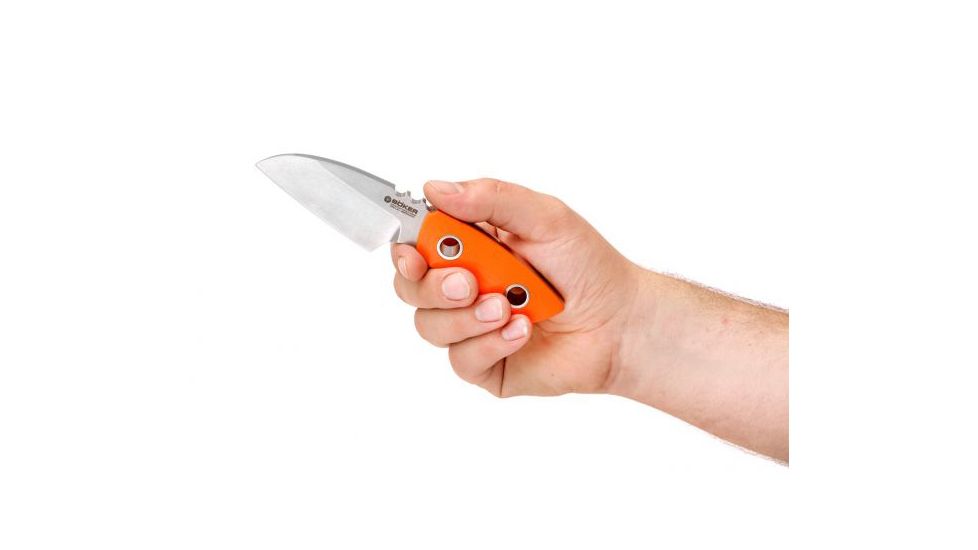 Boker USA Boker Special Run Pry-Mate 3V Fixed Blade Knife,3.3in CPM-3V Steel Blade,G-10 Orange Handle, 120514