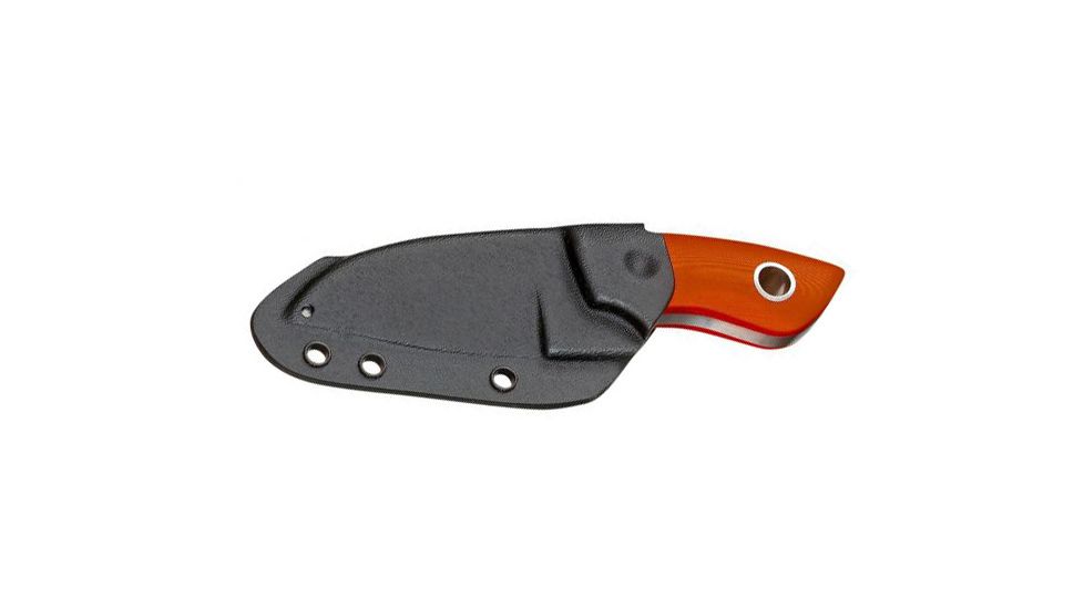 Boker USA Boker Special Run Pry-Mate 3V Fixed Blade Knife,3.3in CPM-3V Steel Blade,G-10 Orange Handle, 120514