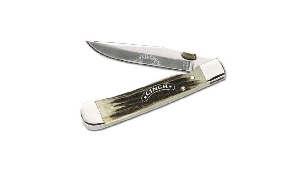 Boker USA Cinch Stag Trapperliner Knife 11CI4715