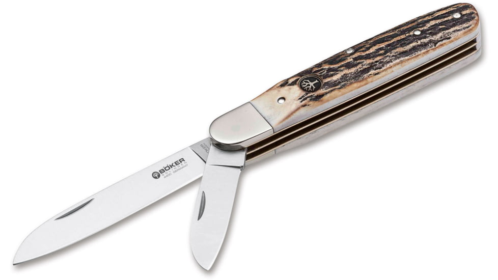 Boker USA Enigma Knife, Stag, Small, 113031